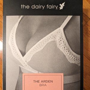 NIB NWT The Arden Nursing Pumping Bra by The Dairy Fairy, Blush, Size L